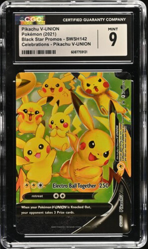 Pikachu V-UNION graded CGC 9 for sale on eBay
