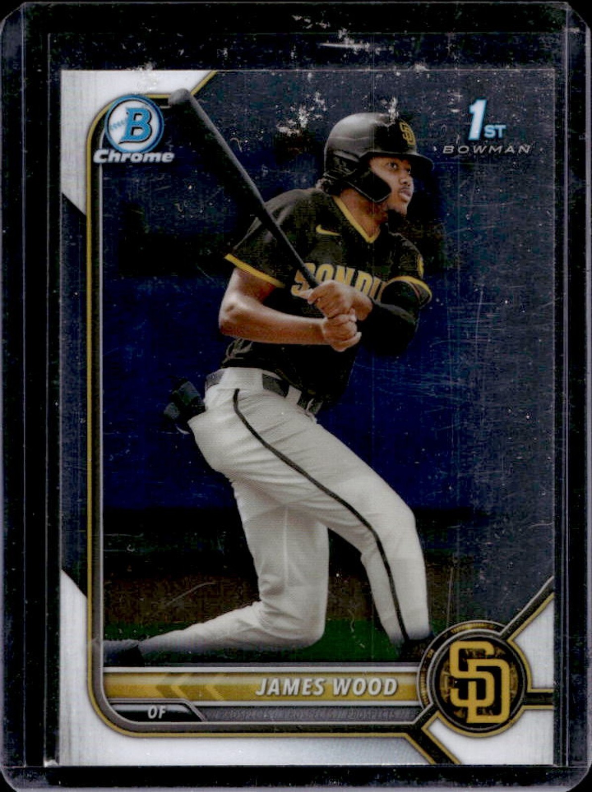 2022 Bowman James Wood Chrome 1st Prospect #BCP-108 Padres