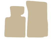 Veloursfußmatten für BMW Z4 E85, E86 2002-2009 vorne , Beige x14 Rand