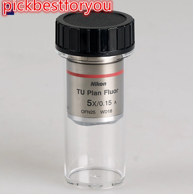  1PC Nikon CFI TU Plan Fluor BD 5x/0.15 Microscope Objective MUE42050 P7838B YL