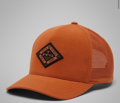 NWT Columbia PFG Texas Longhorns Cedar Elite 3D Stretch Snapback Hat Cap NCAA