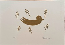 Giuliano Tomaino acquaforte calcografia Cimbello "oro" 35x25 firmato numerato