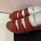 TROTTERS TONYA LEATHER RED STRAPPY SILVER STUDDED WOMEN'S SANDALS SZ.7 1/2 N NIB — photo 7