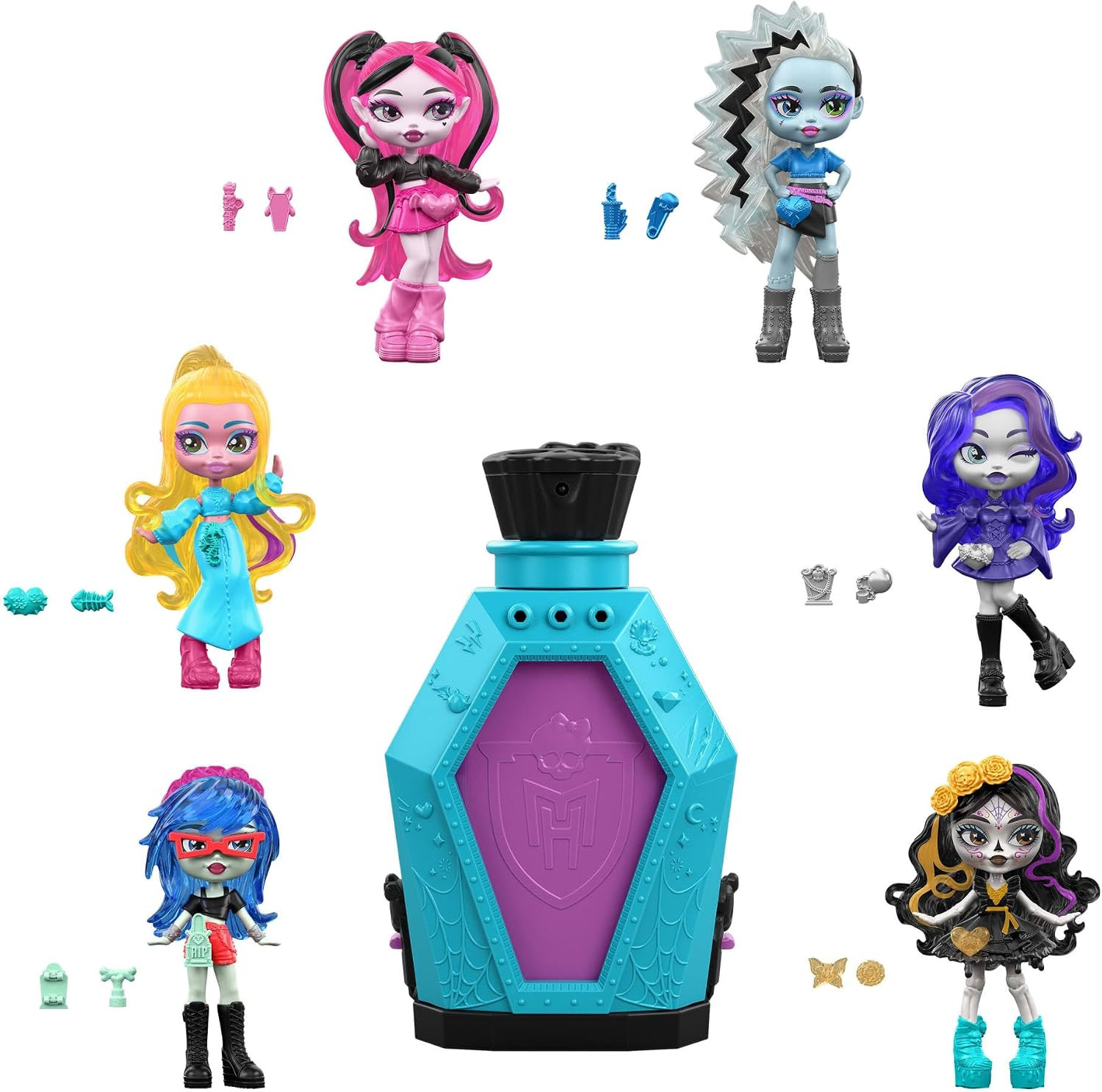 Monster High Little Frights Mini Dolls and Accessories (Characters May Vary) New