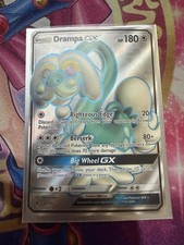 Drampa GX - 142/145 - Pokemon Guardians Rising Sun Moon Full Art Rare Card LP