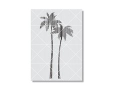Palm Trees Art Stencil: Reusable Mylar for Painting and Crafts 2436