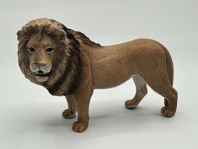   SCHLEICH 14373 Männlicher AFRIKANISCHER LÖWE Kenia Wildtier Spielzeug Figur 2008 RETIRED  