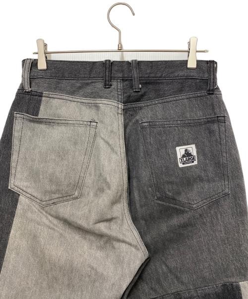 X-LARGE                    Patchwork denim pants … - image 6