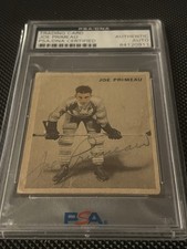 Joe Primeau Signed 1933 Goudey Gum Card Rookie HOF