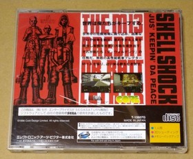 Shellshock Sega Saturn SS Retro Tank Action Japan Import Rare Retro Game