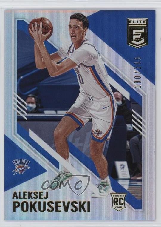 2020-21 Donruss Elite Rookies 180/299 Aleksej Pokusevski #150 Rookie RC 19ju
