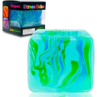 Ice Cube Sensory Fidget Toy, Stress Relief Squishy Anti-stress Squeeze Toy.