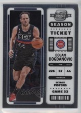 2022-23 Panini Contenders Optic Season Ticket Bojan Bogdanovic #2 12po
