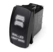 Polaris RZR LED Rocker Switch by Race Sport Lighting - RSLJ35W
