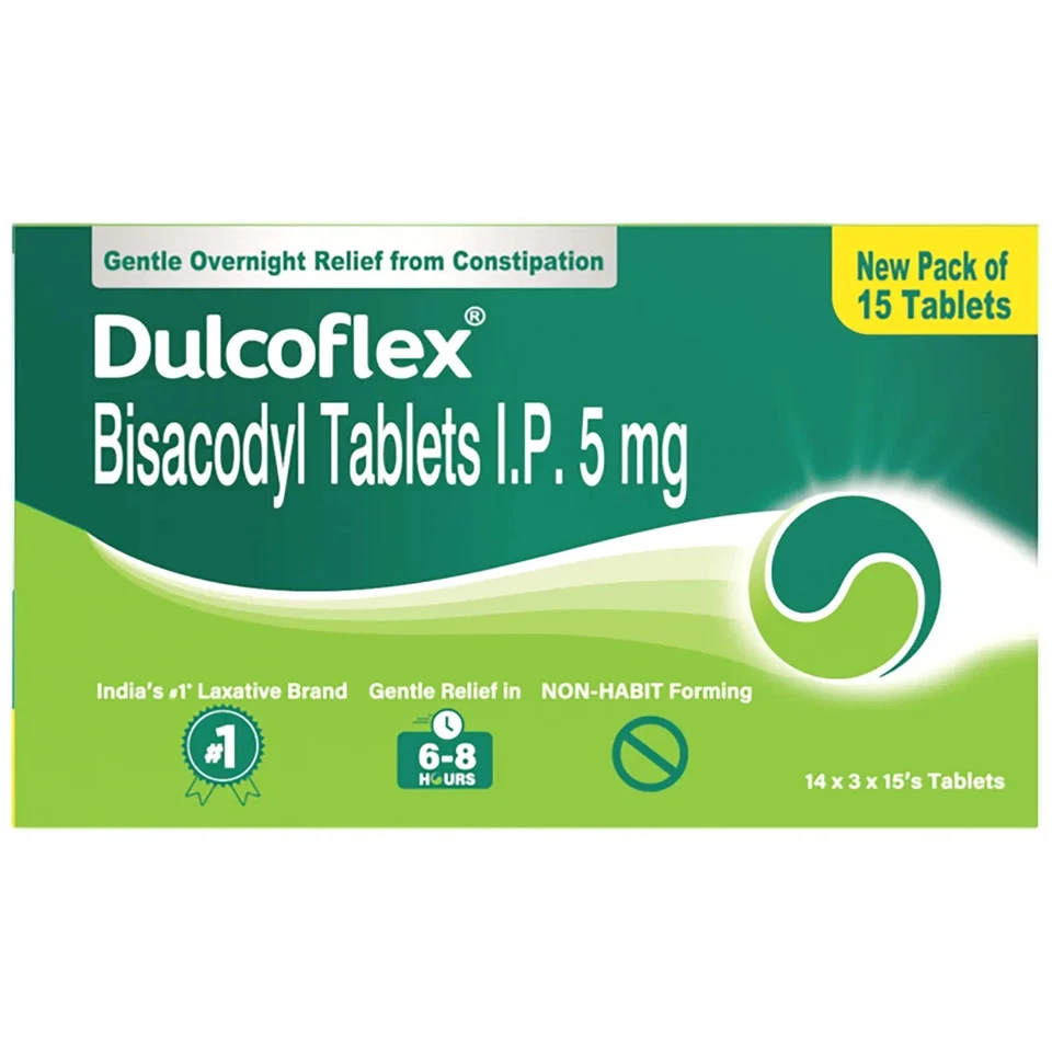 GENERIC New listingDulcoflex Dulcolax 1000 Tablets 5mg Bisacodyl Exp 2028