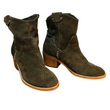 Anthropologie Dolce Vita Graham Suede Booties Western