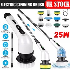 9 in 1 Electric Spin Scrubber Handheld Cleaning Brush Cordless Turbo Scrub Clean