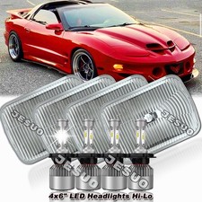 For Pontiac Trans Am 1998 1999 2000-2002 4pcs Led Headlights Hilo Beama For Pontiac Trans Am 1998 1999 2000-2002 4pcs Led Headlights Hilo Beama