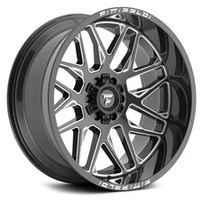 Fittipaldi Off-road Fa19bm Wheels 20x10 -19 8x180 124.3 Black Rims Set Of 4