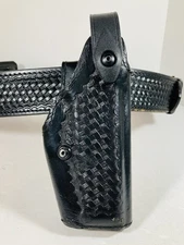 Safariland 6280-83 Holster Black RH Glock 17 22 Leather Dutyman Belt Size 44