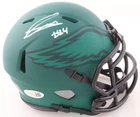 Eagles Star ANDREW MUKUBA Autographed RAVE ALTERNATE Mini Helmet - JSA CERTIFIED
