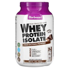 Whey Protein Isolate, Chocolate, 2 lbs 924 g 