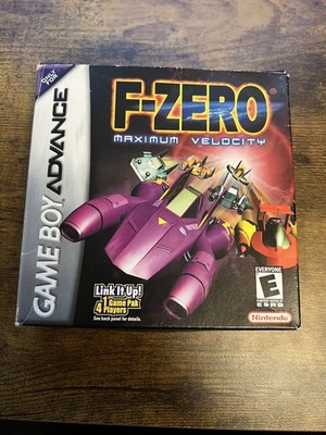 F-Zero Maximum Velocity Game Boy Advance GBA - Game, Box & Manual 