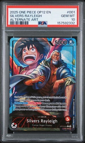 Silvers Rayleigh (Alternate Art) graded PSA 10 for sale on eBay
