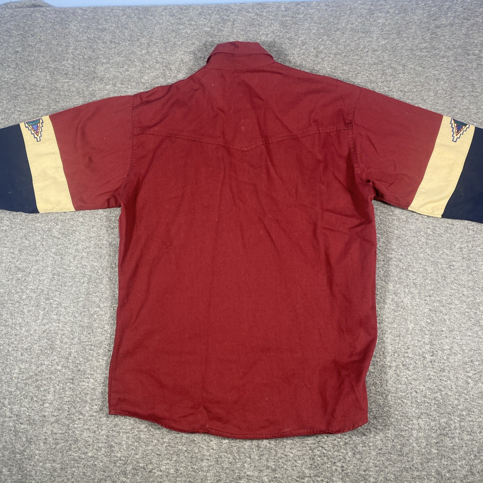 Cowboy Code Button Down Western Style Medium Shirt - image 6