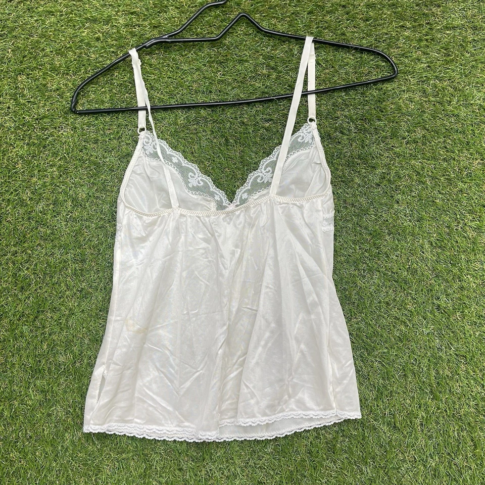 Camiseta sin mangas vintage Maidenform Delectables íntima para mujer 32 delicada delicada años 70 Foto 2 de 4