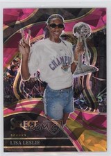 2024 Panini Select WNBA Courtside Pink Ice Prizm Lisa Leslie #249 HOF uk2