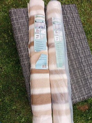 Sichtschutzmatte für Balkon Terasse je 500x90 cm HDPE-Gewebe blickdicht
