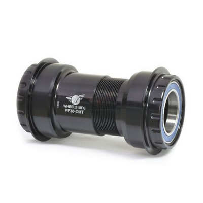 Wheels Mfg Black - Shimano Compatible, PF30 to Outboard Btm. Bracket