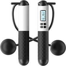 Cordless Jump Rope Ropeless Skipping Digital Counter Skipping Gym Fitness Skip