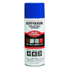 Rust-Oleum 1624830 Spray Paint, Osha Safety Blue, Gloss, Solvent, 12 Oz
