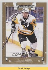 2017-18 Upper Deck Compendium Gold Dominik Simon #199 READ i8h