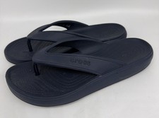 Crocs Men's and Women's Sandals - Baya II Flip Flops, Thong, M8/W10 Navy Blue