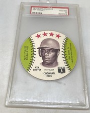 1976 DAIRY ISLE DISCS JUMBO CARD KEN GRIFFEY SR RED GRADED PSA 10 GEM MINT POP 6