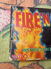 Fire 'n Ice Manual NES Nintendo Game Manual Only - No Game