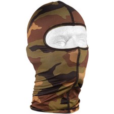 NEW Soft Polyester Tactical Ninja Balaclava Head Covering w Extended Neck CAMO