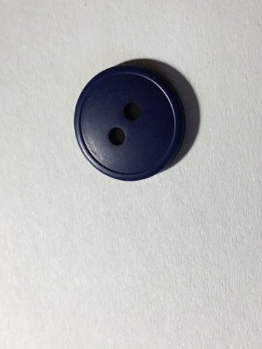 NUEVO 25 5/8 PULGADAS AZUL MARINO ACABADO OPACO/MATE BOTÓN 2 AGUJEROS CÚPULA LLANTA PEQUEÑA - Imagen 3 de 3
