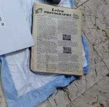 Lot Leica Photography Magazine December 1932 to December 1935 Volumes 1-37