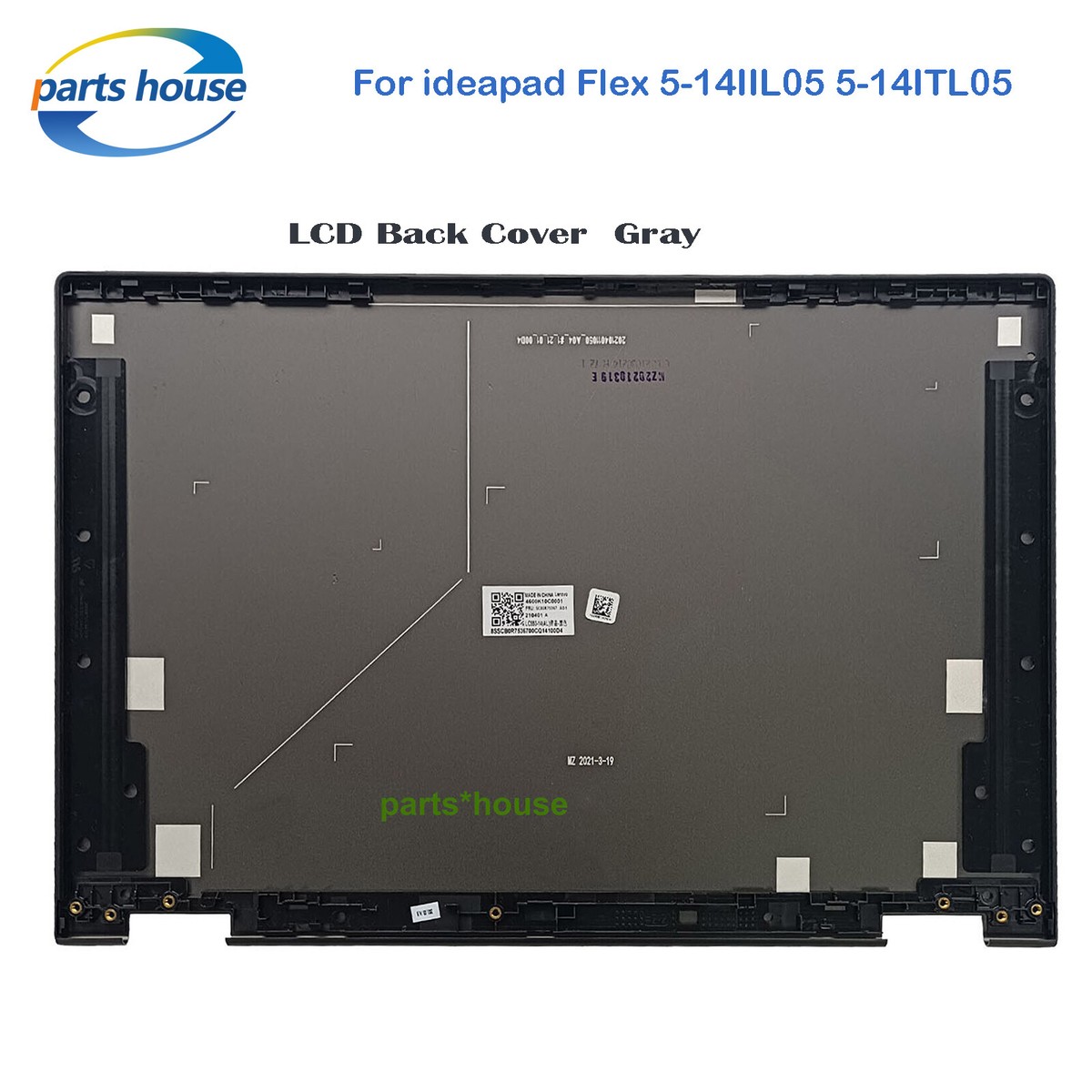 For Lenovo ideapad Flex 5-14IIL05 5-14ITL05 LCD Back Cover