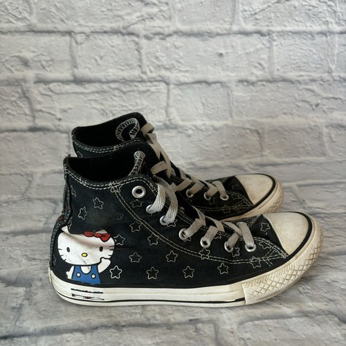 Converse All Star Kids Hello Kitty High Top Shoes Youth Size 3 - Picture 2 of 13