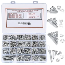 1080 Pcs Screws Bolts and Nuts Assortment Kit, Metric Machine Screws and Nuts...