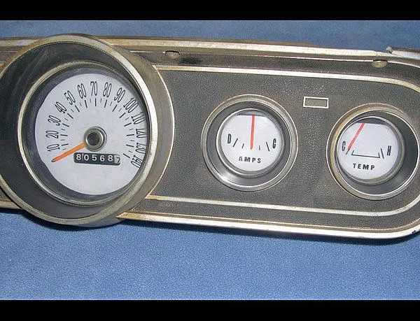 Medidores de cara blanca para Ford Mustang Rally-Pac 1966 Foto 2 de 4