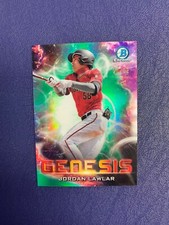 2021 Bowman Chrome Jordan Lawlar Genesis Insert Chrome Refractor DBacks # /99