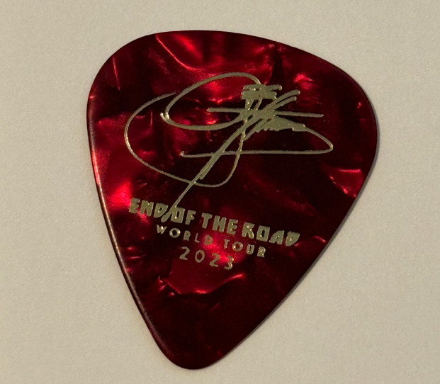 Kiss Guitar Pick Gene Simmons 2023 End of the Road 50th
