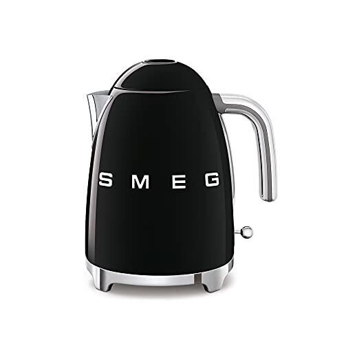 SMEG Retro 7-Cup Corded Electric Kettle in Black-image