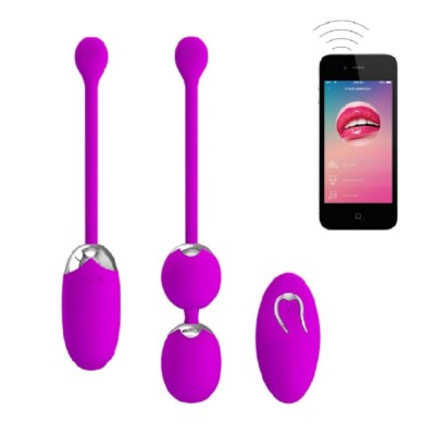  Liebeskugeln Vibro Ei Vibratiorei Vibrator Ei mit Fernbedienung / App Steuerung